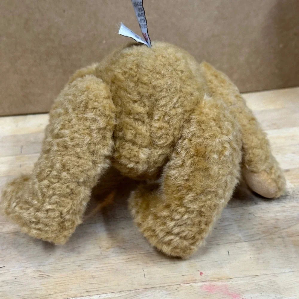 Gund Gundy 2001 Plush Bear Unisex Small Tan Brown Ribbon Vintage Excellent